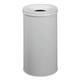 Durable Fire Extinguishing Metal Waste Bin - TUV Certified - 60L - Grey
