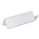 Durable Clear Plastic Table Place Name Holders and Inserts - 25 Pack - 105x297mm