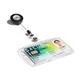 Durable Enclosed Security Pass ID Holder with Badge Reel - 10 Pack - Clear