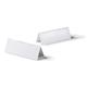 Durable Clear Acrylic Table Place Name Holders and Inserts - 10 Pack - 105x297mm