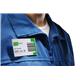 Durable COMBI CLIP Clip & Pin Name Badge ID Holder + Inserts - 20 Pack - 54x90mm