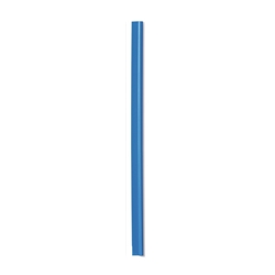 Durable SPINE BAR 60 Sheet Binding Bar for Unpunched Docs - 100 Pack - A4 Blue
