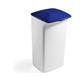 Durable 40L Square Waste Bin White - Strong Stylish Recycling Bin - DURABIN