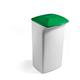 Durable 40L Square Waste Bin Grey - Strong Stylish Recycling Bin - DURABIN