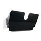 Durable A4 Magnetic Literature Holder - Wall-Mounted Display - FLEXIPLUS - Black