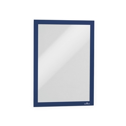 Durable DURAFRAME Self Adhesive Magnetic Signage Frame - 10 Pack - A4 Blue