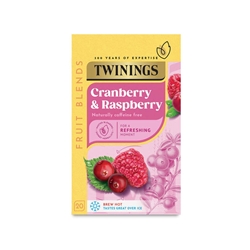 Twinings Cranberry and Raspberry Tea Bags (Pack of 20) F14381