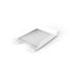 Durable Stackable Letter Tray - Document Paper File - 6 Pack - A4+ Clear