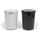Durable 40L Round Waste Bin Black - Strong Recycling Bin - DURABIN