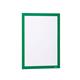 Durable DURAFRAME Self Adhesive Magnetic Signage Frame - 10 Pack - A4 Green