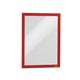 Durable DURAFRAME Self Adhesive Magnetic Signage Frame - 10 Pack - A4 Red