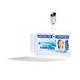 Durable reXycle 2 Card Security Pass ID Badge Holders with Clip - 25 Pack