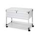 Durable Locking Lid Suspension File Trolley - for 100 A4 Folders - Grey