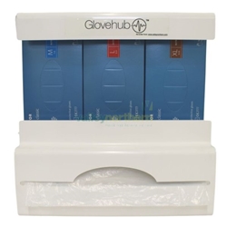 Dispensers - Plastic Triple Glove & Apron Dispenser