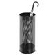 Durable Modern Perforated Metal Umbrella Stand - 29 Litre Black