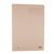 Elba Clifton Flat File with Back Pocket 285gsm Capacity 50mm Foolscap Buff Ref 100090177 - Pack 25