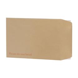 5 Star Office Envelopes Recycled Board-backed Hot Melt Peel and Seal 120gsm Manilla 241x178mm [Pack 125]