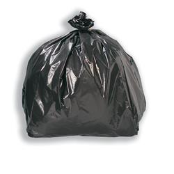 5 Star Facilities Bin Liners Heavy Duty 110 Litre Capacity W435xD290xH970mm 24 Micron Black [Roll 200]