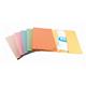 Elba Clifton Flat File with Back Pocket 285gsm Capacity 50mm Foolscap Yellow Ref 100090180 [Pack 25]