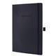 Sigel Conceptum Notebook Leather Look Soft Cover 194pp 80gsm Ruled A4 Black Ref CO311