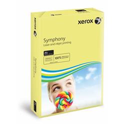 Xerox Symphony Pastel Yellow A4 210X297mm 80Gm2 PEFC2 Ref 003R93975 [Pack 2500]