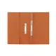 5 Star Elite Transfer Spring Pocket File Heavyweight 315gsm Capacity 38mm Foolscap Orange [Pack 25]