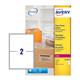 Avery Parcel Labels Clear Gloss Laser 199.6x143.5mm Ref L7568-25 [Pack 50]