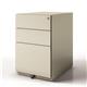 Bisley Tall Mobile Pedestal Under Desk Three Drawer