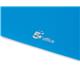 5 Star Office Document Folder Task File Semi-rigid Clear Pocket Front Cover A4 Blue [Pack 5]