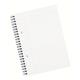 5 Star Office Wirebound Notebook Sidebound Ruled with Margin Perforated 100 Sheets A5 White [Pack 10]
