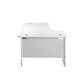 1200X1200 Twin Upright Left Hand Radial Desk White-White Ref TWU1212LHRADWHWH