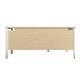 1600X1200 Goal Post Left Hand Radial Desk Maple-White Ref GP1612LHRADMAWH