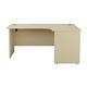 1600X1200 Panel Right Hand Radial Desk Maple Ref PAN1612RHRADMA