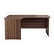 1200X1200 Panel Left Hand Radial Desk Dark Walnut Ref PAN1212LHRADDW