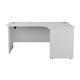 1200X1200 Panel Right Hand Radial Desk White  Ref PAN1212RHRADWH