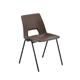 Economy Polypropylene Chair - Brown Ref ECOPOLYBR