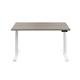 Economy Sit Stand Desk 1600 X 800 Grey Oak-White Ref ECSS1680CPGOWH