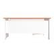 1400X1200 Panel Left Hand Radial Desk Beech-White Ref PP1412LHRADBEWH