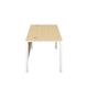 1600X800 Goal Post Rectangular Desk Maple-White Ref GP1680RECMAWH