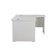 1200X1200 Panel Right Hand Radial Desk White  Ref PAN1212RHRADWH