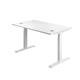 Economy Sit Stand Desk 1200 X 800 White-White Ref ECSS1280CPWHWH