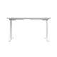 Economy Sit Stand Desk 1200 X 800 White-White Ref ECSS1280CPWHWH