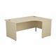 1600X1200 Panel Right Hand Radial Desk Maple Ref PAN1612RHRADMA