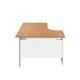 1200X1200 Panel Left Hand Radial Desk Nova Oak-White Ref PP1212LHRADNOWH