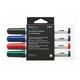 Bi-Office Drywipe Markers Assorted Colours (Pack of 4) PE1306