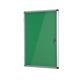 Bi-Office Enclore Green Felt Lockable Noticeboard 20xA4