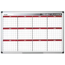 Bi-Office Maya 12 Month Magnetic Annual Planner 90x60cm GA0375170