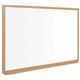 Earth Executive Non-Magnetic Whiteboard 180x120cm Oak MDF Frame MB85002319