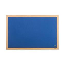 Earth Prime Felt Noticeboard 240x120cm Blue Oak MDF Frame FB8643233