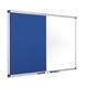 Bi-Office Maya Combo Aluminium Frame Board Blue 180x120cm
